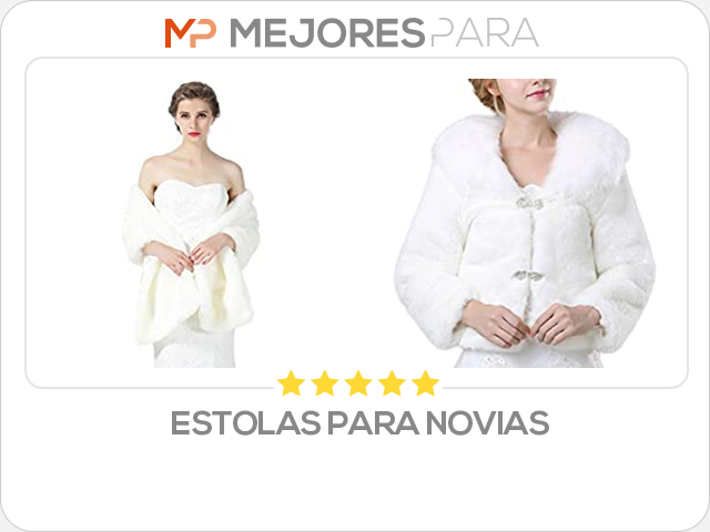 estolas para novias