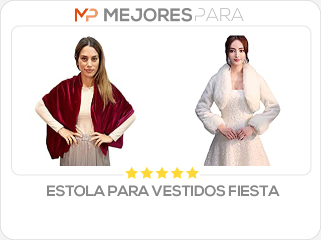 estola para vestidos fiesta