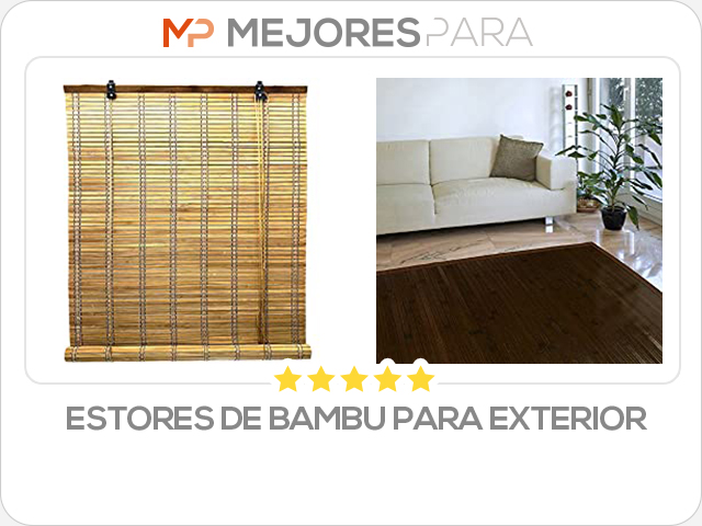 estores de bambu para exterior