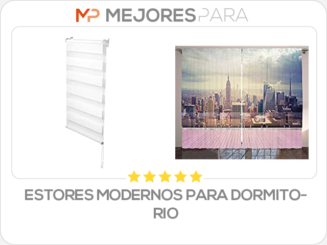 estores modernos para dormitorio