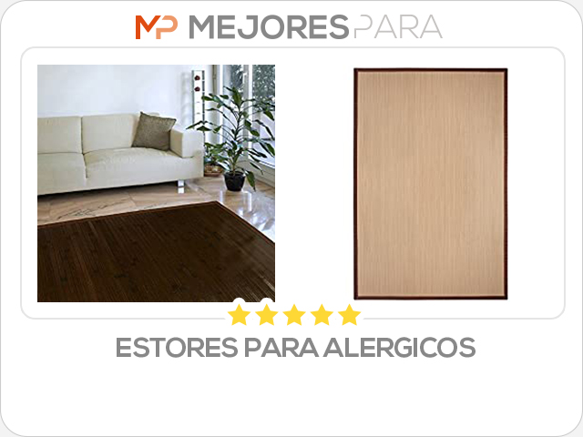 estores para alergicos