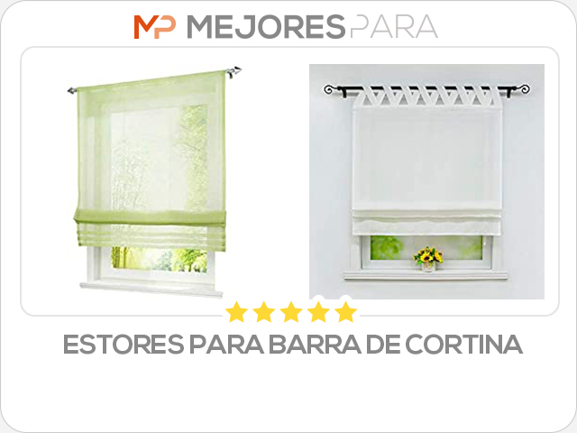 estores para barra de cortina