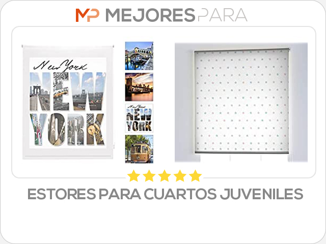 estores para cuartos juveniles