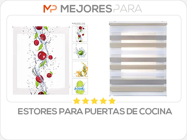 estores para puertas de cocina