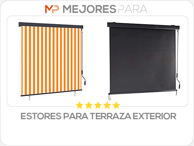 estores para terraza exterior