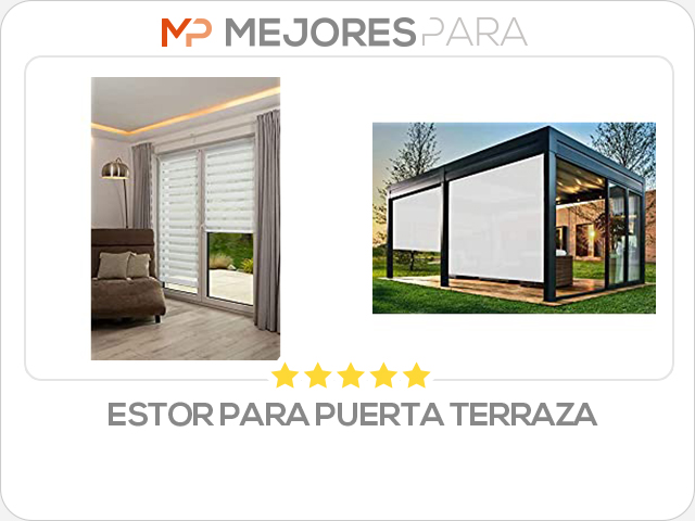 estor para puerta terraza