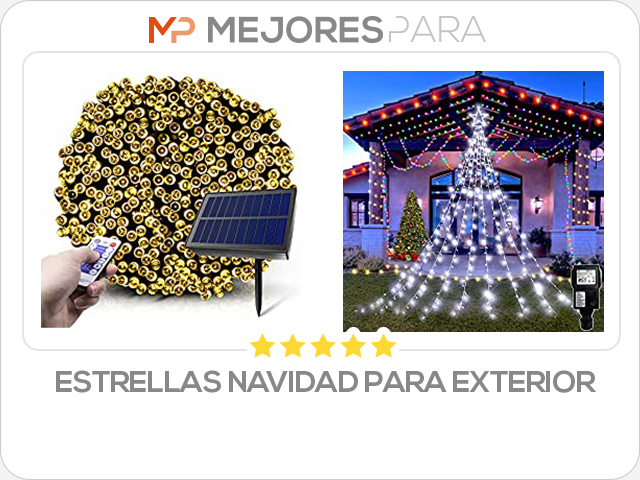 estrellas navidad para exterior