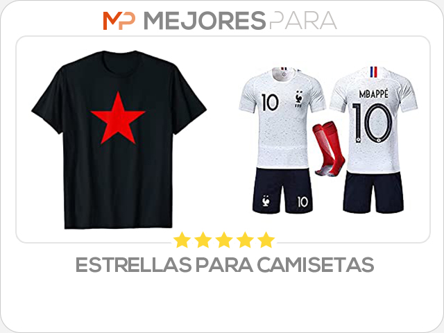 estrellas para camisetas