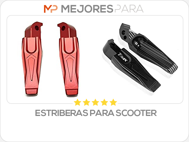 estriberas para scooter