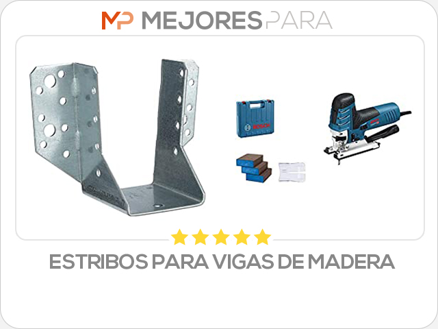 estribos para vigas de madera