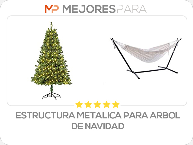 estructura metalica para arbol de navidad