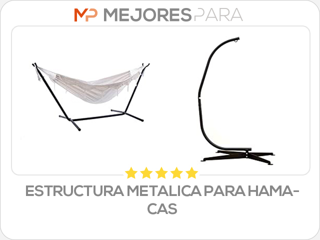 estructura metalica para hamacas