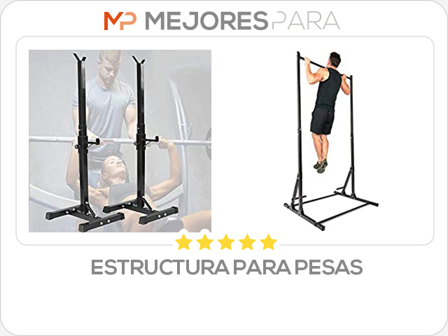 estructura para pesas