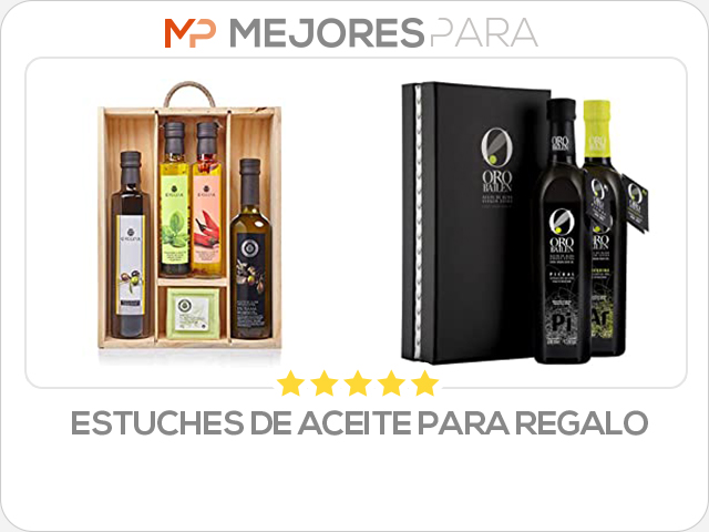 estuches de aceite para regalo