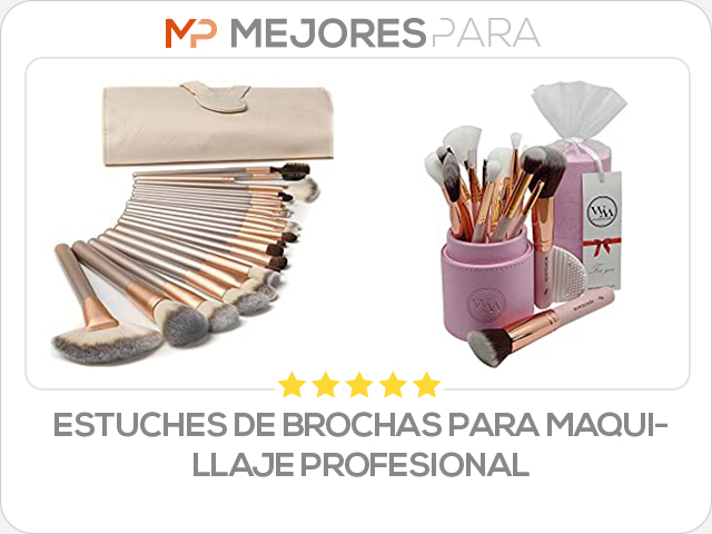 estuches de brochas para maquillaje profesional