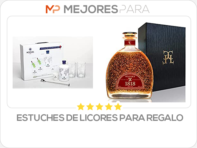 estuches de licores para regalo