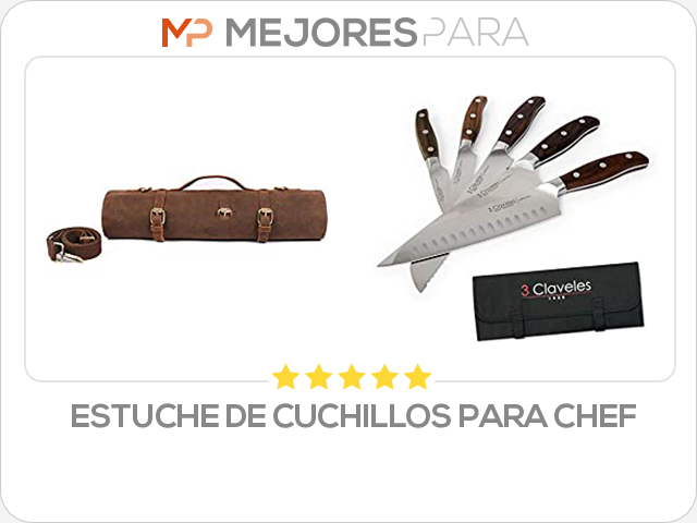 estuche de cuchillos para chef