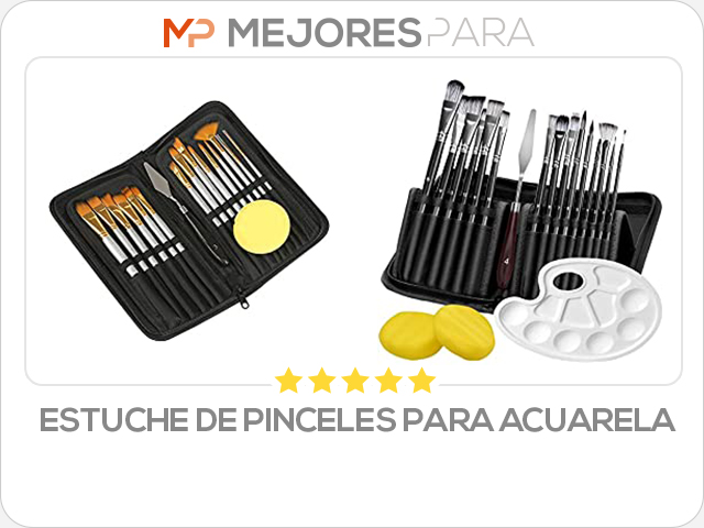 estuche de pinceles para acuarela