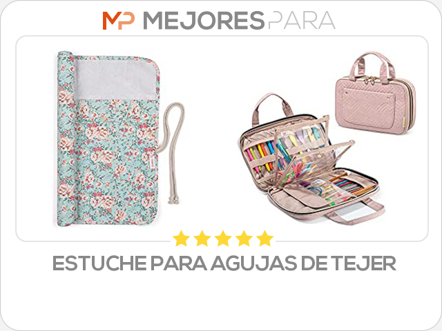 estuche para agujas de tejer