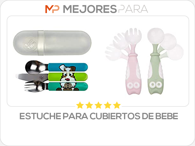 estuche para cubiertos de bebe