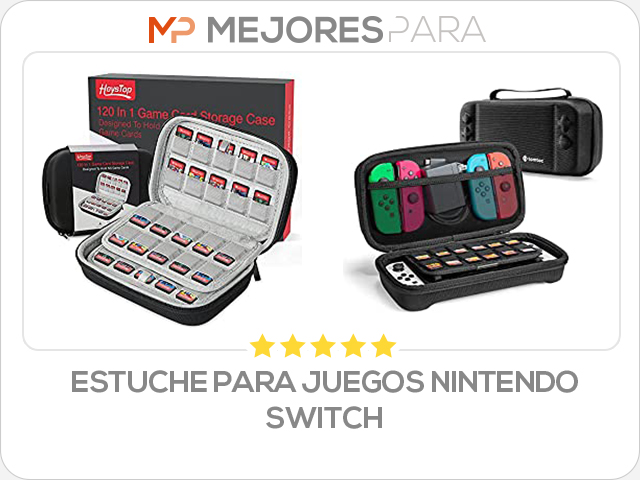 estuche para juegos nintendo switch