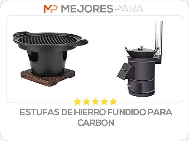 estufas de hierro fundido para carbon