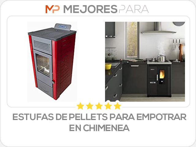 estufas de pellets para empotrar en chimenea