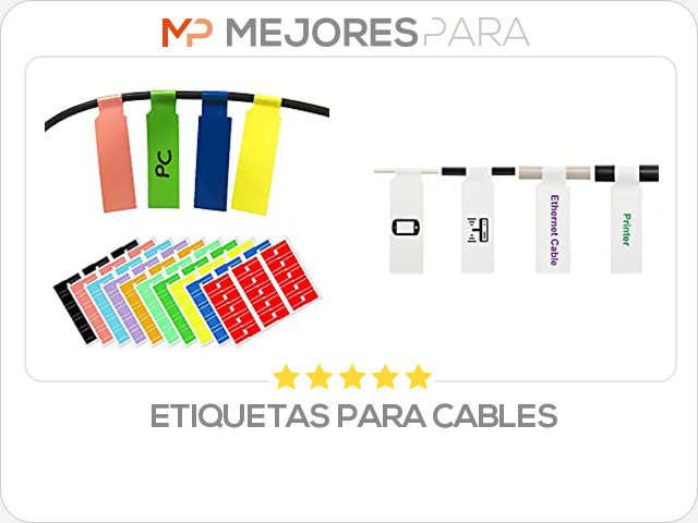 etiquetas para cables