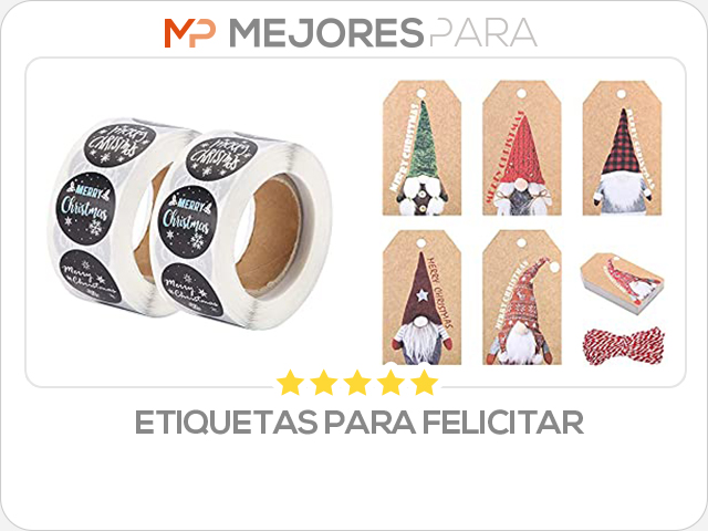 etiquetas para felicitar