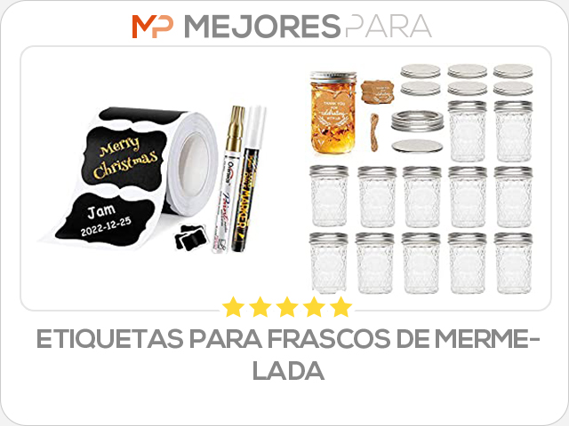 etiquetas para frascos de mermelada
