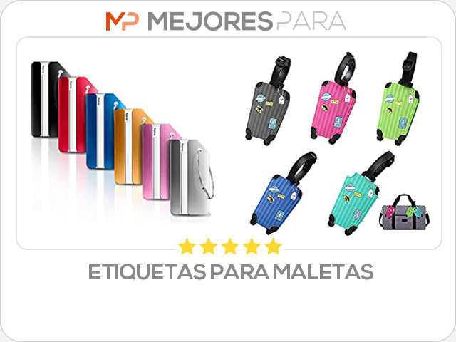 etiquetas para maletas