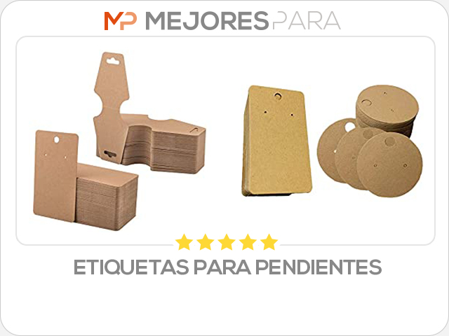 etiquetas para pendientes