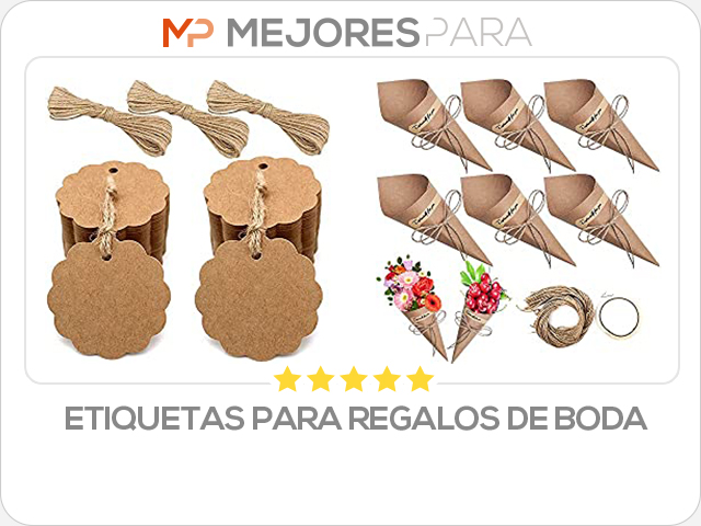 etiquetas para regalos de boda