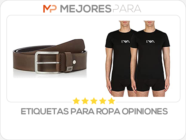 etiquetas para ropa opiniones