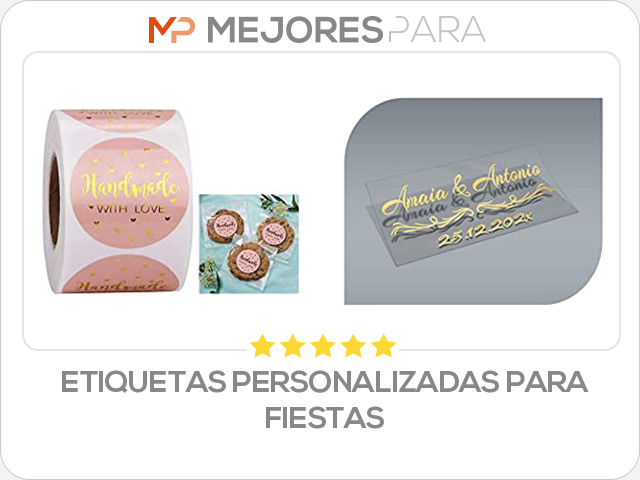 etiquetas personalizadas para fiestas