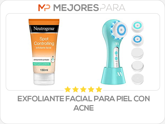 exfoliante facial para piel con acne