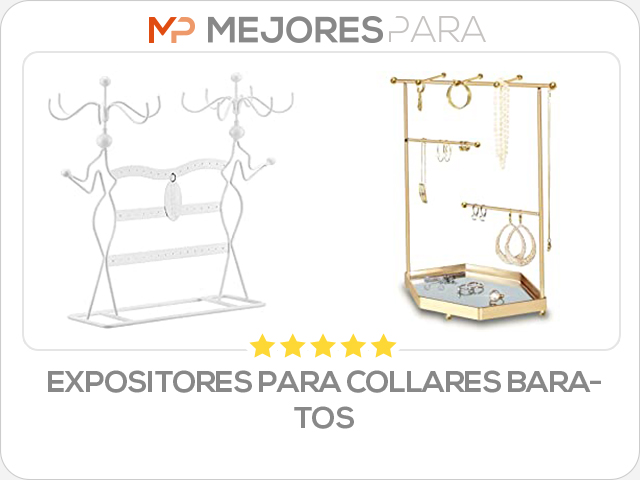 expositores para collares baratos