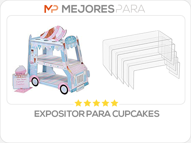 expositor para cupcakes