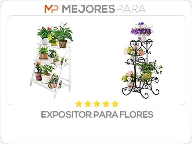 expositor para flores