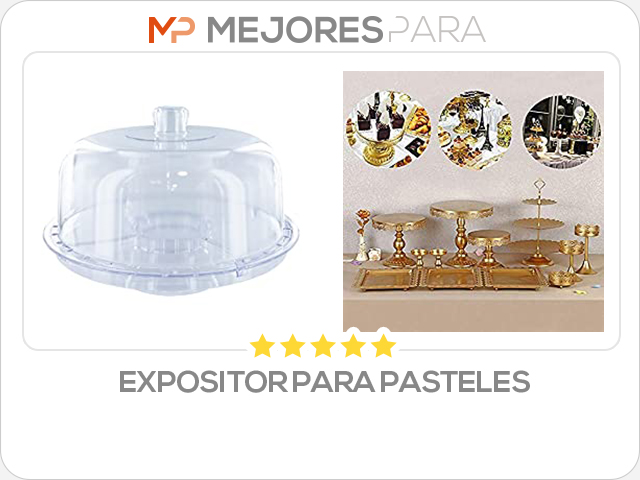 expositor para pasteles