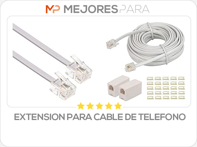 extension para cable de telefono