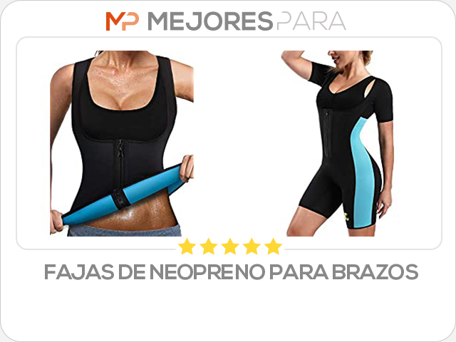 fajas de neopreno para brazos