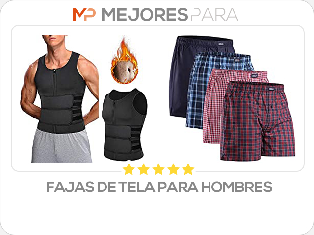 fajas de tela para hombres