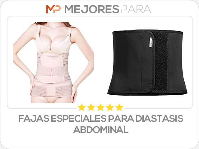 fajas especiales para diastasis abdominal