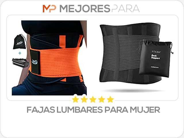 fajas lumbares para mujer