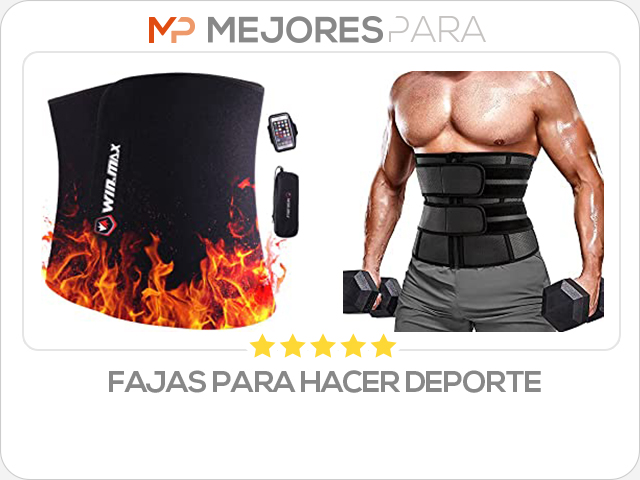 fajas para hacer deporte