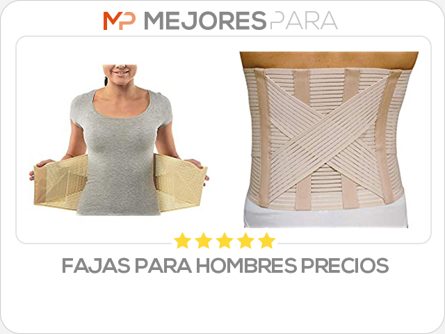 fajas para hombres precios