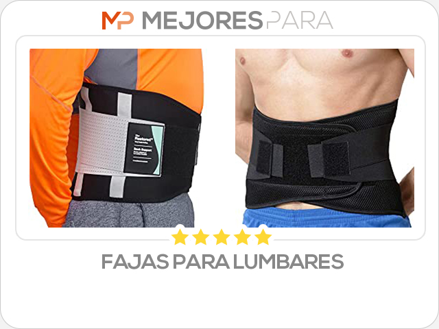 fajas para lumbares