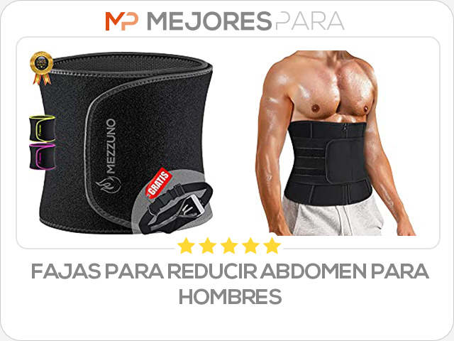 fajas para reducir abdomen para hombres