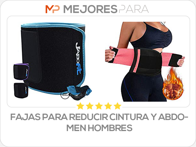 fajas para reducir cintura y abdomen hombres